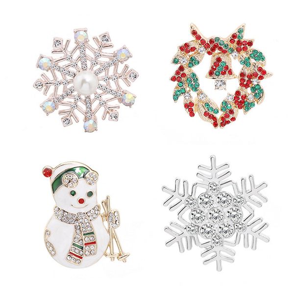 new arrival cute christmas snowman snowflake crystal alloy brooch pins women men corsage fashion jewelry, Gray
new arrival cute christmas snowman snowflake crystal alloy brooch pins women men corsage fashion jewelry, Gray