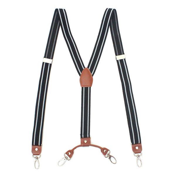 new man's suspenders fashion hook braces elastic adjustable suspensorio bretelles tirantes casual trousers ligas father's gift, Black;white
new man's suspenders fashion hook braces elastic adjustable suspensorio bretelles tirantes casual trousers ligas father's gift, Black;white