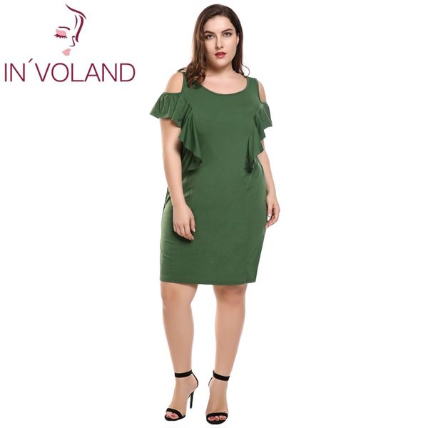 in'voland women dress plus size sleeveless cold shoulder ruffles solid shift tank pencil dresses feminino vestidos oversized 4xl, White;black
in'voland women dress plus size sleeveless cold shoulder ruffles solid shift tank pencil dresses feminino vestidos oversized 4xl, White;black