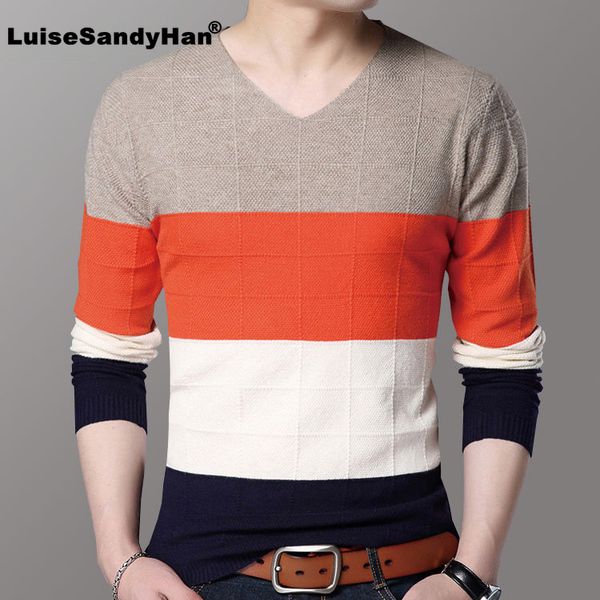 fashionable v-neck long-sleeved knit sweater man contrasting simple commuter elastic slim bottoming sweater pullover man spring, White;black
fashionable v-neck long-sleeved knit sweater man contrasting simple commuter elastic slim bottoming sweater pullover man spring, White;black