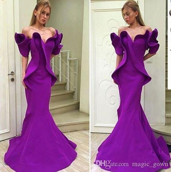 arabic dubai purple mermaid prom dresses off shoulder ruffles sweep train party gowns robe de soiree formal dress evening wear ogstuff, Black
arabic dubai purple mermaid prom dresses off shoulder ruffles sweep train party gowns robe de soiree formal dress evening wear ogstuff, Black