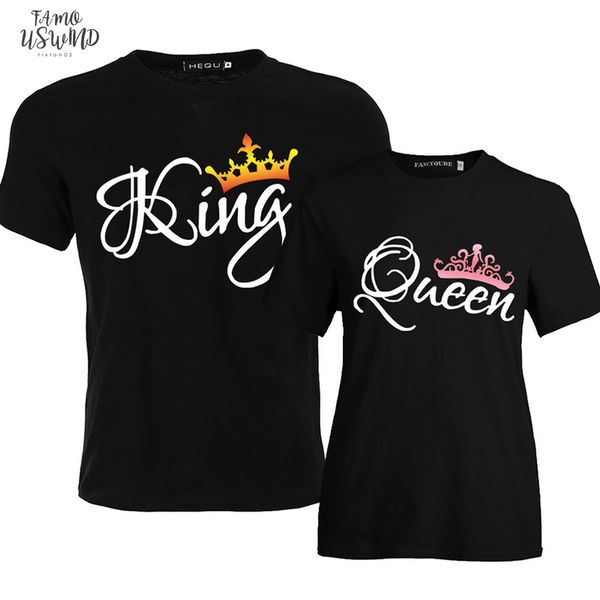 short sleeve t shirt tshirt fashion simple casual queen letter crown print black couple t shirt shirts for women men male, White
short sleeve t shirt tshirt fashion simple casual queen letter crown print black couple t shirt shirts for women men male, White