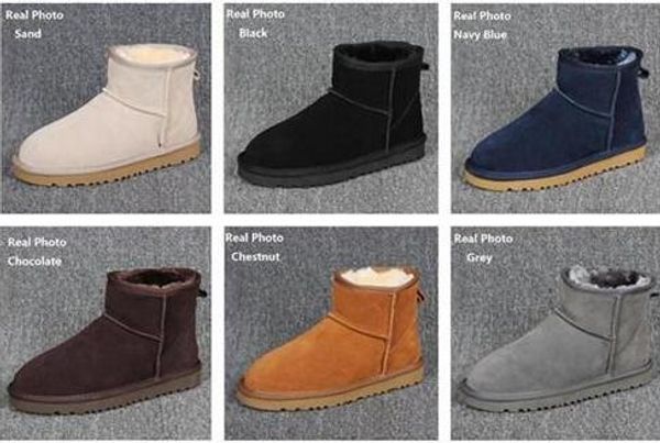 women boots ug women snow boots australian style cow suede leather 2-bow back winter lady short boots, Black
women boots ug women snow boots australian style cow suede leather 2-bow back winter lady short boots, Black
