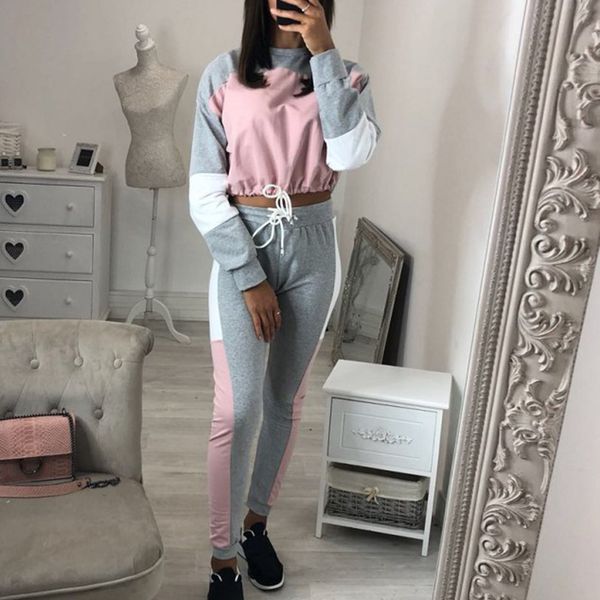 2019 sport running sets women new lace-up sports suit stitching contrast color fashion slim casual suit new muti-color, Black;blue
2019 sport running sets women new lace-up sports suit stitching contrast color fashion slim casual suit new muti-color, Black;blue