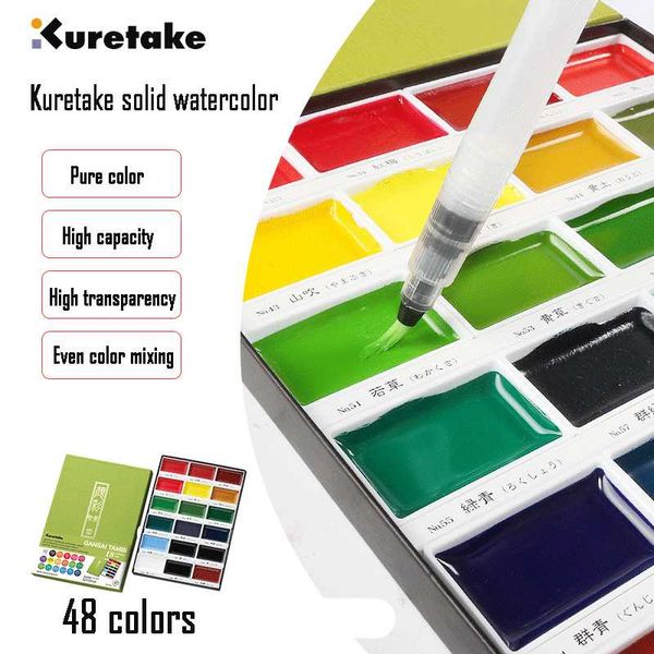 zig kuretake 48 colors solid watercolor paint pigment field sketch drawing for painting art supplies
zig kuretake 48 colors solid watercolor paint pigment field sketch drawing for painting art supplies