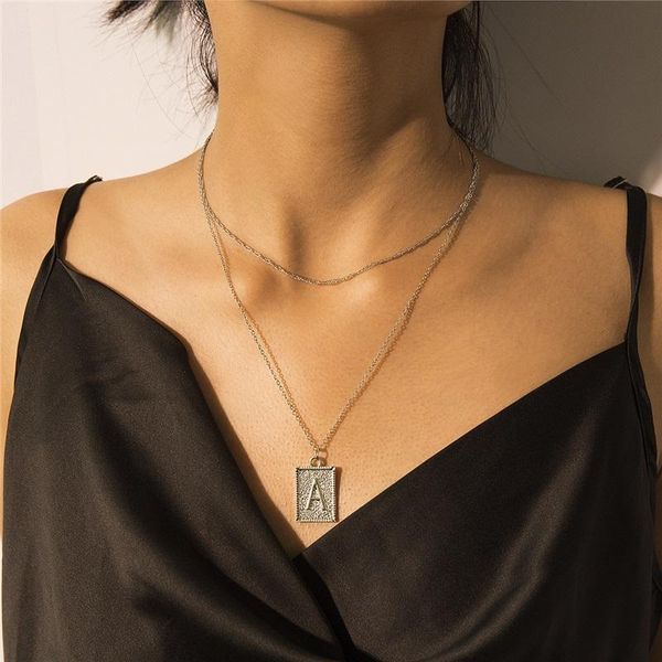 ailodo chic double layers pendant necklace for women gold silver color initial letter a statement necklace jewelry gift 19oct20 prysx
ailodo chic double layers pendant necklace for women gold silver color initial letter a statement necklace jewelry gift 19oct20 prysx