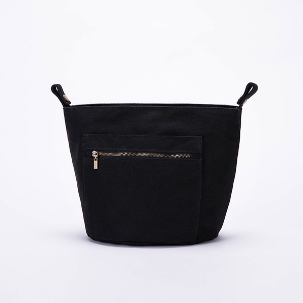 canvas bag in bag simple storage inner finishing cosmetic clutch