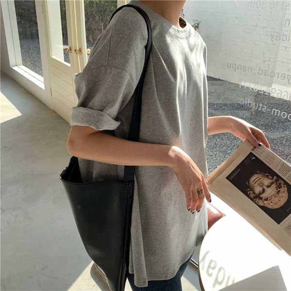 summer solid cotton women t-shirt loose bottoming female o-neck basic shirt casual short sleeve femme 6 colors vs007, White
summer solid cotton women t-shirt loose bottoming female o-neck basic shirt casual short sleeve femme 6 colors vs007, White