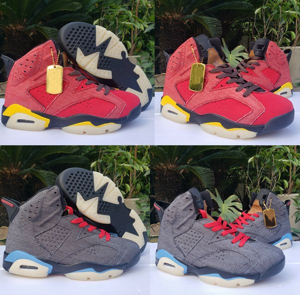 2020 fashion 6 6s denim travis mens basketball shoes man blue brown red jeans sports sneakers outdoor jumpman trainers des chaussures
2020 fashion 6 6s denim travis mens basketball shoes man blue brown red jeans sports sneakers outdoor jumpman trainers des chaussures