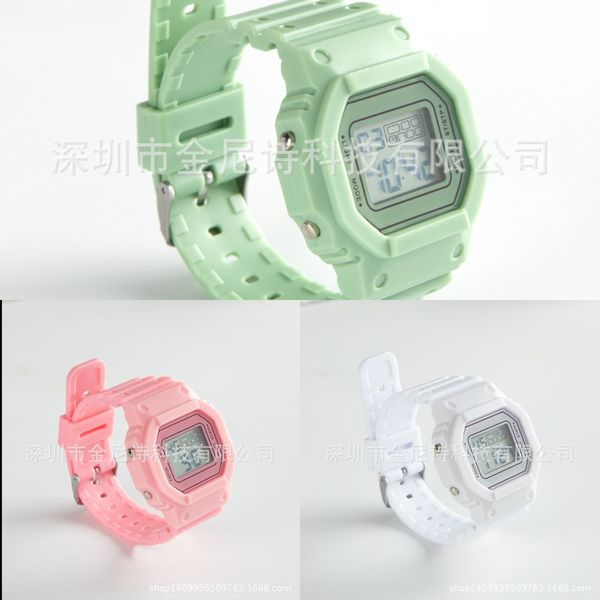 female student unicorn ins electronic waterproof luminous luminous electronic watch simple matcha green square sports watch, Blue
female student unicorn ins electronic waterproof luminous luminous electronic watch simple matcha green square sports watch, Blue