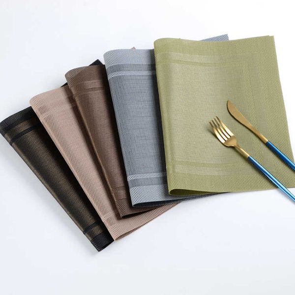6 pcs anti-skid and heat-insulation pvc placemat for dining table non-slip table mat kitchen accessories
6 pcs anti-skid and heat-insulation pvc placemat for dining table non-slip table mat kitchen accessories