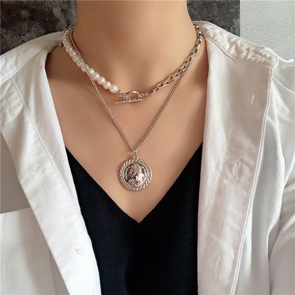bohemian двухслойного pearl choker ожерелье воротник заявление портрет руководитель ожерелье женщин ювелирные изделия, Silver
bohemian двухслойного pearl choker ожерелье воротник заявление портрет руководитель ожерелье женщин ювелирные изделия, Silver