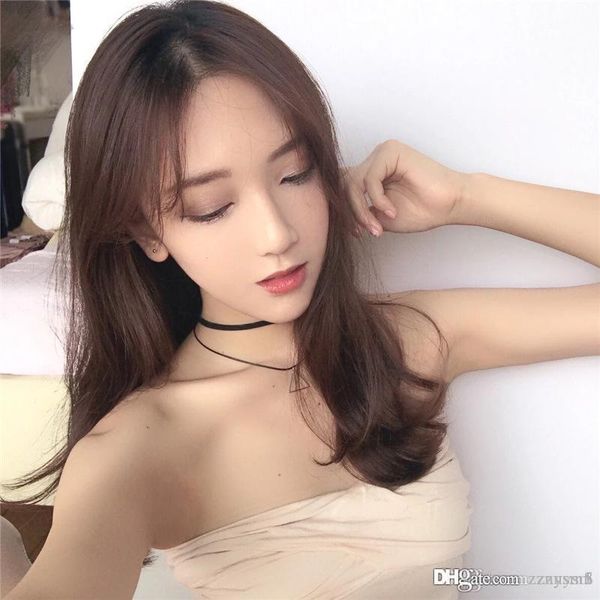 long straight hair l fornt wig black color glueless brazilian women hair
long straight hair l fornt wig black color glueless brazilian women hair