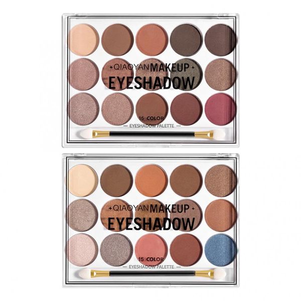 15 colors shiny eyeshadow palette long lasting pearlescent matte eyeshadow cosmetic eye makeup
15 colors shiny eyeshadow palette long lasting pearlescent matte eyeshadow cosmetic eye makeup