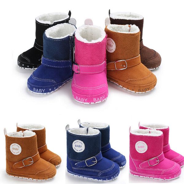 newborn baby booties boy girl crib pram shoes winter soft snow boots prewalker, Black;grey
newborn baby booties boy girl crib pram shoes winter soft snow boots prewalker, Black;grey