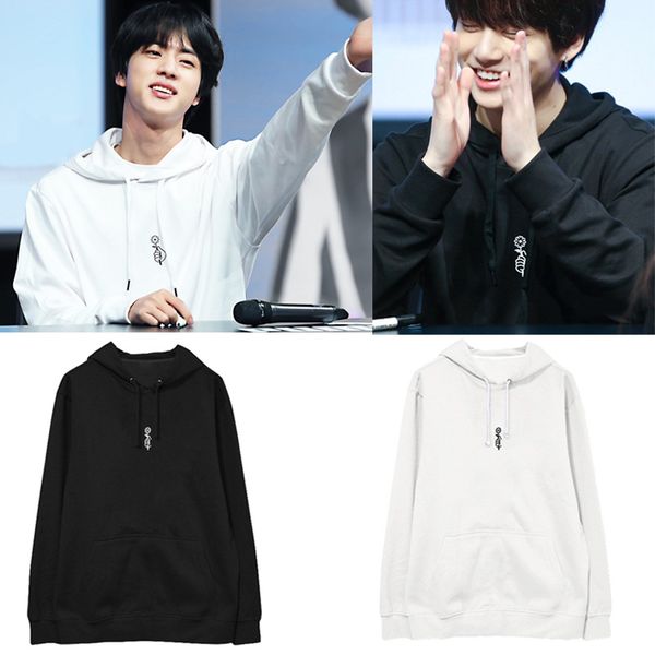 корейский моды kpop одежда jin jungkook k- hoodie толстовки пуловеры мужчины / женщины harajuku streetwear хип-хоп с капюшоном tops, Black
корейский моды kpop одежда jin jungkook k- hoodie толстовки пуловеры мужчины / женщины harajuku streetwear хип-хоп с капюшоном tops, Black