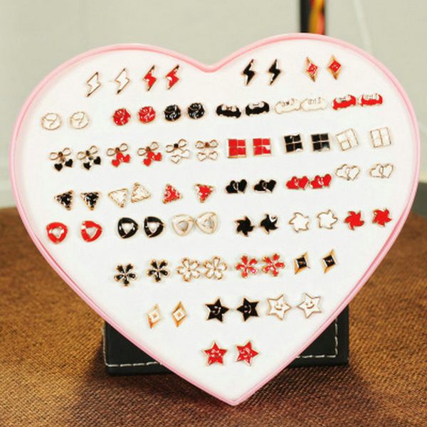 kuhong 36 pairs set mixed stud earrings for women alloy ear studs fashion heart flower bow cat cute earrings jewelry kuhong 36 yjplw, Golden;silver
kuhong 36 pairs set mixed stud earrings for women alloy ear studs fashion heart flower bow cat cute earrings jewelry kuhong 36 yjplw, Golden;silver