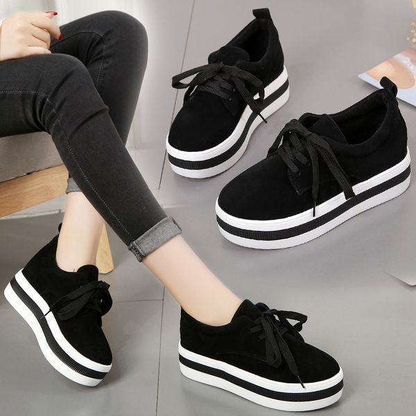 muffin shoes thick bottom new korean version of baitie students leisure ins womens hong kong wind super net red shoes wholesale cs09, Black
muffin shoes thick bottom new korean version of baitie students leisure ins womens hong kong wind super net red shoes wholesale cs09, Black