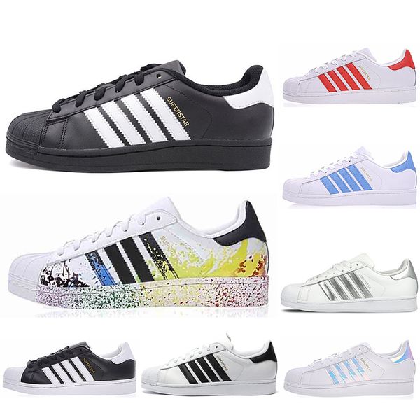 2020new super star white hologram iridescent junior superstars 80s pride men casual women superstar outdoor hiking shoes us 5 - 11, Black
2020new super star white hologram iridescent junior superstars 80s pride men casual women superstar outdoor hiking shoes us 5 - 11, Black