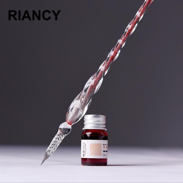 crystal glass dip pen fountain pen ink nib signature stylo plume penna stilografica pluma 03875
crystal glass dip pen fountain pen ink nib signature stylo plume penna stilografica pluma 03875