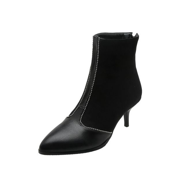 new snow super big size 32-48 new round toe med winter boots women casual increased internal heel 6cm fashion warm shoes 66-2, Black
new snow super big size 32-48 new round toe med winter boots women casual increased internal heel 6cm fashion warm shoes 66-2, Black