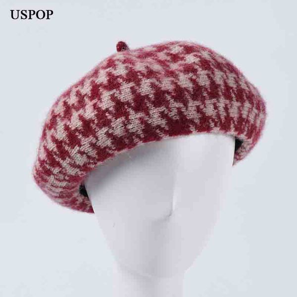 uspop 2019 new fashion wool berets thick houndstooth beret plaid soft winter wool hats painter hat, Blue;gray
uspop 2019 new fashion wool berets thick houndstooth beret plaid soft winter wool hats painter hat, Blue;gray