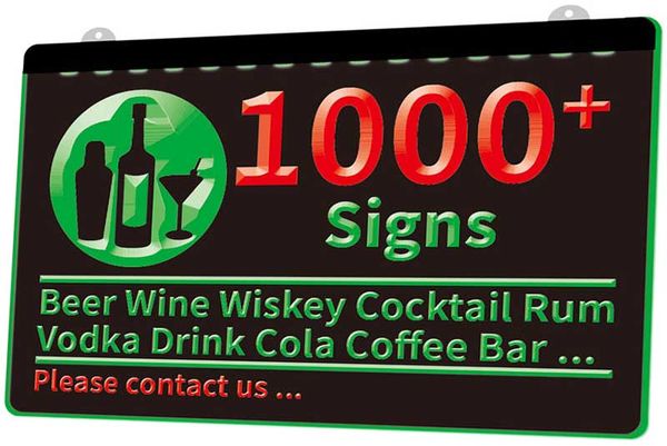 1000+ знаки пиво вино wiskey кокейл Ѭом водка напиок cola coffee bar club pub новй 3d led light вой
1000+ знаки пиво вино wiskey кокейл Ѭом водка напиок cola coffee bar club pub новй 3d led light вой