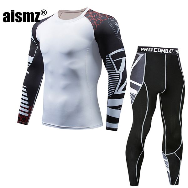 aismz men's long sleeves t-shirts+pants compression sets moletom masculino tracksuit men union suit mma rashgard kit clothing, Gray
aismz men's long sleeves t-shirts+pants compression sets moletom masculino tracksuit men union suit mma rashgard kit clothing, Gray