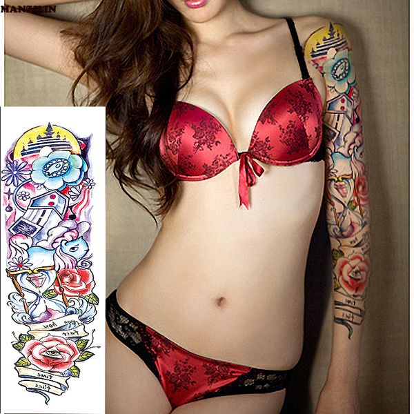 1 piece neogothic temporary tattoo sticker watercolor full flower tattoo with arm body art big large fake tattoo sticker 
1 piece neogothic temporary tattoo sticker watercolor full flower tattoo with arm body art big large fake tattoo sticker