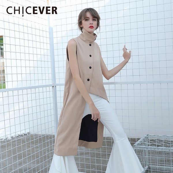 chicever waistcoat for women's vest hem irregular hit colors loose big size summer sleeveless vests female clothes fashion new, Black;white
chicever waistcoat for women's vest hem irregular hit colors loose big size summer sleeveless vests female clothes fashion new, Black;white
