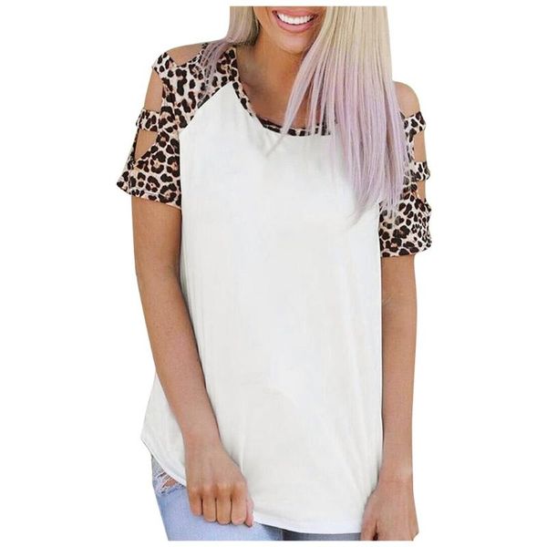 o-образный вырез футболки женщины с коротким рукавом топы tee 2020 летняя леопардовый тенниска женщины повседневная streetwear женский summe, White
o-образный вырез футболки женщины с коротким рукавом топы tee 2020 летняя леопардовый тенниска женщины повседневная streetwear женский summe, White