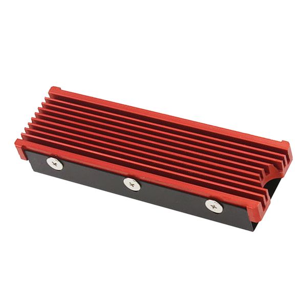 алюминиевый радиатор для твердотельного накопителя pcie nvme m. 2 с термопадами, охлаждающий эффект 10°c-25°c-красный
алюминиевый радиатор для твердотельного накопителя pcie nvme m. 2 с термопадами, охлаждающий эффект 10°c-25°c-красный