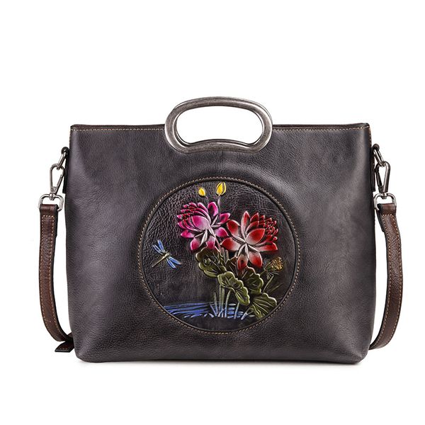 highend vintage a4 red coffee black flower pattern genuine leather women's handbag briefcase shoulder messenger bag tote m8121
highend vintage a4 red coffee black flower pattern genuine leather women's handbag briefcase shoulder messenger bag tote m8121