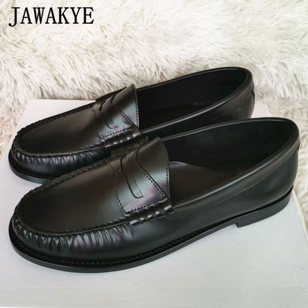 jawakye simple flat women loafers british style platform shoes metal chain fringe slip on real leather black shoes
jawakye simple flat women loafers british style platform shoes metal chain fringe slip on real leather black shoes