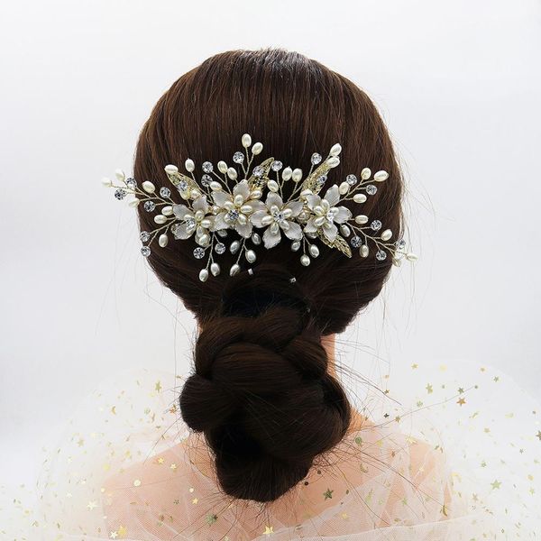 floralbride ручной проводной стразы кристалл жемчуг цветок свадебный гребень для волос свадебные головные уборы аксессуары для волос женщины, Golden;white
floralbride ручной проводной стразы кристалл жемчуг цветок свадебный гребень для волос свадебные головные уборы аксессуары для волос женщины, Golden;white