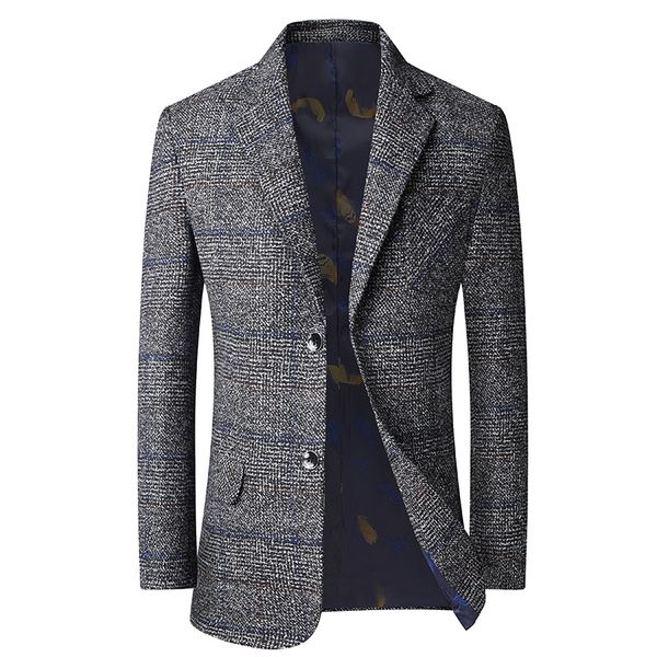 middle-aged mens suit blazer fashion casual jackets and coats khaki gray men suit jacket spring and autumn man 4xl, White;black
middle-aged mens suit blazer fashion casual jackets and coats khaki gray men suit jacket spring and autumn man 4xl, White;black