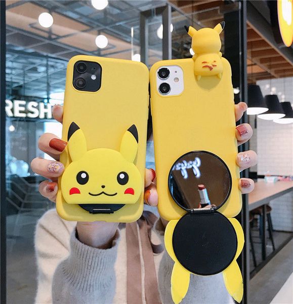 cute 3d animal soft silicone phone case with makeup mirror for iphone 11pro max xs xr max iphone6 7 8plus yellow color
cute 3d animal soft silicone phone case with makeup mirror for iphone 11pro max xs xr max iphone6 7 8plus yellow color