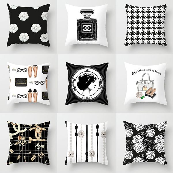 2020 new ladies pillowcase modern minimalist black and white fashion pillowcase 45 * 45cm home sofa pillow cushion cover
2020 new ladies pillowcase modern minimalist black and white fashion pillowcase 45 * 45cm home sofa pillow cushion cover