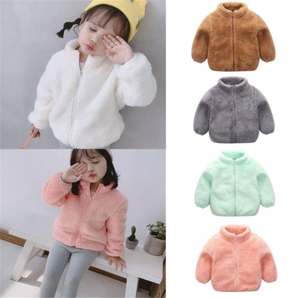 Baby Winter Autumn Warm Wool Clothes Fuzzy Fashion Babies Boy Girl Coat Solid Zipper Warm Double-side Wool Soft Nap Fall Coat
Baby Winter Autumn Warm Wool Clothes Fuzzy Fashion Babies Boy Girl Coat Solid Zipper Warm Double-side Wool Soft Nap Fall Coat
