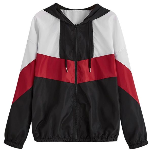 autumn winter pacthwork jacket women long sleeve casual zipper women jacket 2019 hooded coats outwear, Black;brown
autumn winter pacthwork jacket women long sleeve casual zipper women jacket 2019 hooded coats outwear, Black;brown