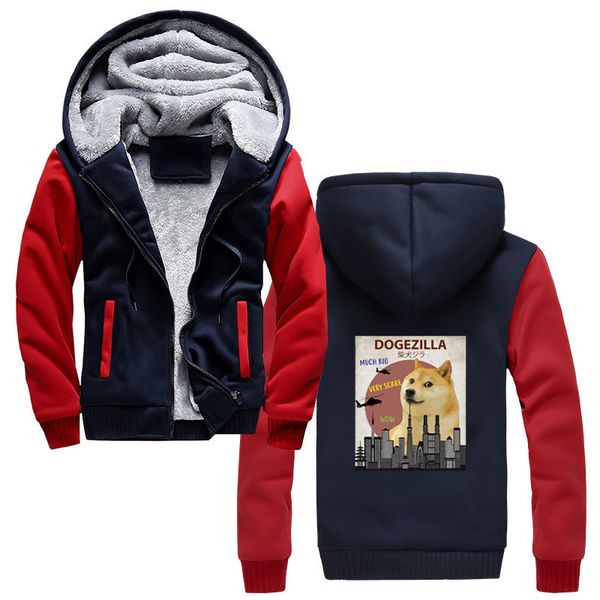 men's hoodies & sweatshirts fashion funny dogezilla shiba inu dog men winter keep warm thicken harajuku streetwear, Black
men's hoodies & sweatshirts fashion funny dogezilla shiba inu dog men winter keep warm thicken harajuku streetwear, Black