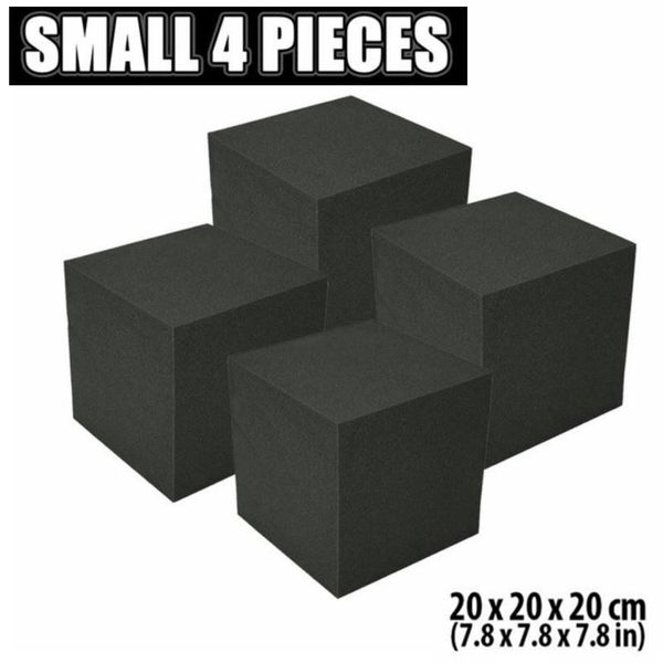 4pcs wall corner cube bass trap foam acoustic foam studio sound audio absorption treatment soundproof panels accessorie 7.8*7.8*7.8"in
4pcs wall corner cube bass trap foam acoustic foam studio sound audio absorption treatment soundproof panels accessorie 7.8*7.8*7.8"in