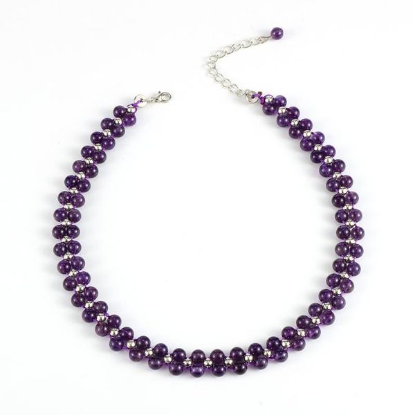 fashion women natural stone choker necklace double layer grape crystal onyx beads necklaces collar statement party chain, Golden;silver
fashion women natural stone choker necklace double layer grape crystal onyx beads necklaces collar statement party chain, Golden;silver
