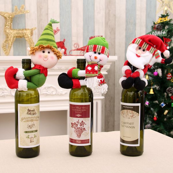 1pcs christmas decorations for home dinner table santa claus wine bottle cover stocking gift holders new year kitchen decoration
1pcs christmas decorations for home dinner table santa claus wine bottle cover stocking gift holders new year kitchen decoration