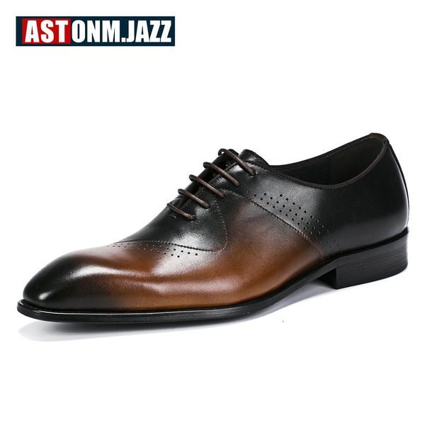 men's leather casual shoes mens breathable genuine leather shoes men formal casual lace-up oxford for men big size .5, Black
men's leather casual shoes mens breathable genuine leather shoes men formal casual lace-up oxford for men big size .5, Black