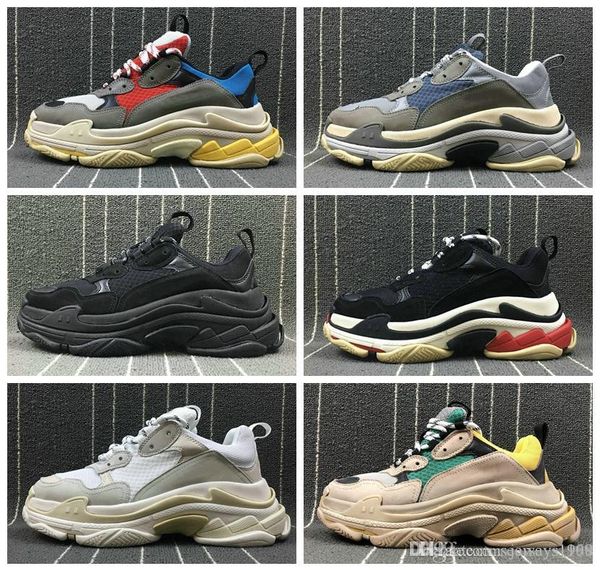 2019 chaussures new fashion paris triple-s dad designer shoes platform sneakers triple s mens womens tripler casual sports trainers zapatos, White;red
2019 chaussures new fashion paris triple-s dad designer shoes platform sneakers triple s mens womens tripler casual sports trainers zapatos, White;red