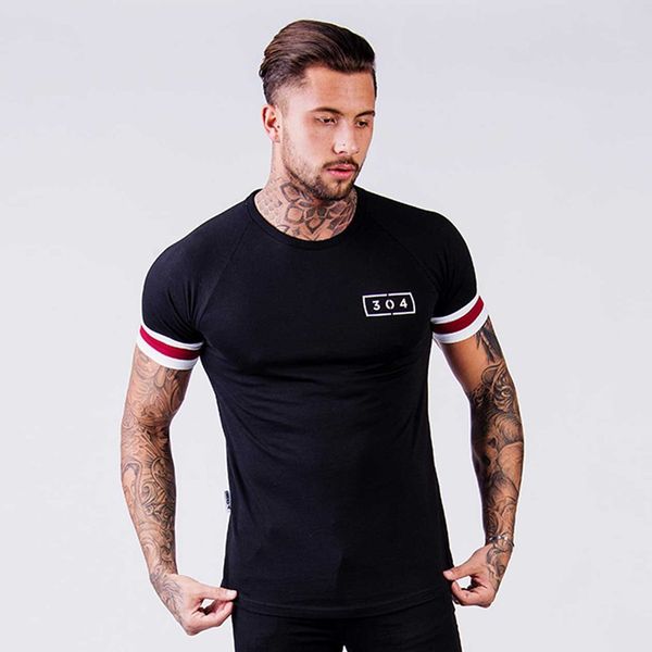 summer style mens cotton short sleeve t shirt gyms fitness slim t-shirt male brand black tees boy fashion casual clothing, White;black
summer style mens cotton short sleeve t shirt gyms fitness slim t-shirt male brand black tees boy fashion casual clothing, White;black