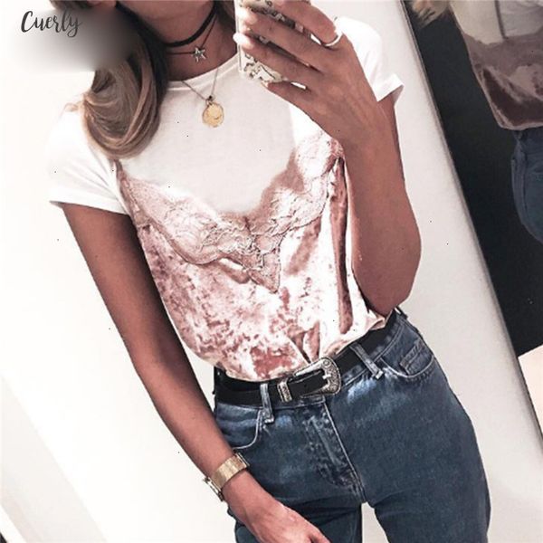european velvet women fashion sleeveless lace patchwork elegant v neck autumn winter casual crop tank, White
european velvet women fashion sleeveless lace patchwork elegant v neck autumn winter casual crop tank, White