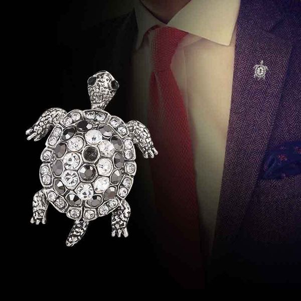 vintage turtle animal brooch crystal rhinestone lapel pin alloy metal for men accessories christmas gifts fashion jewelry, Gray
vintage turtle animal brooch crystal rhinestone lapel pin alloy metal for men accessories christmas gifts fashion jewelry, Gray