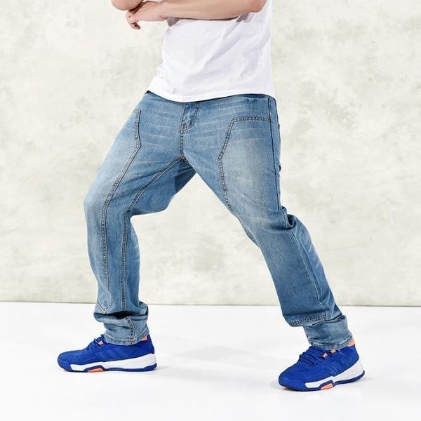 plus size 46 mens punk rock skateboard jeans hip hop baggy jean pants loose wide leg denim pants big size male cotton trousres, Blue
plus size 46 mens punk rock skateboard jeans hip hop baggy jean pants loose wide leg denim pants big size male cotton trousres, Blue